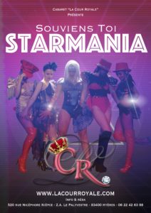 Dîners Spectacles STARMANIA au CABARET La Cour Royale dans le var à Hyères les palmiers
