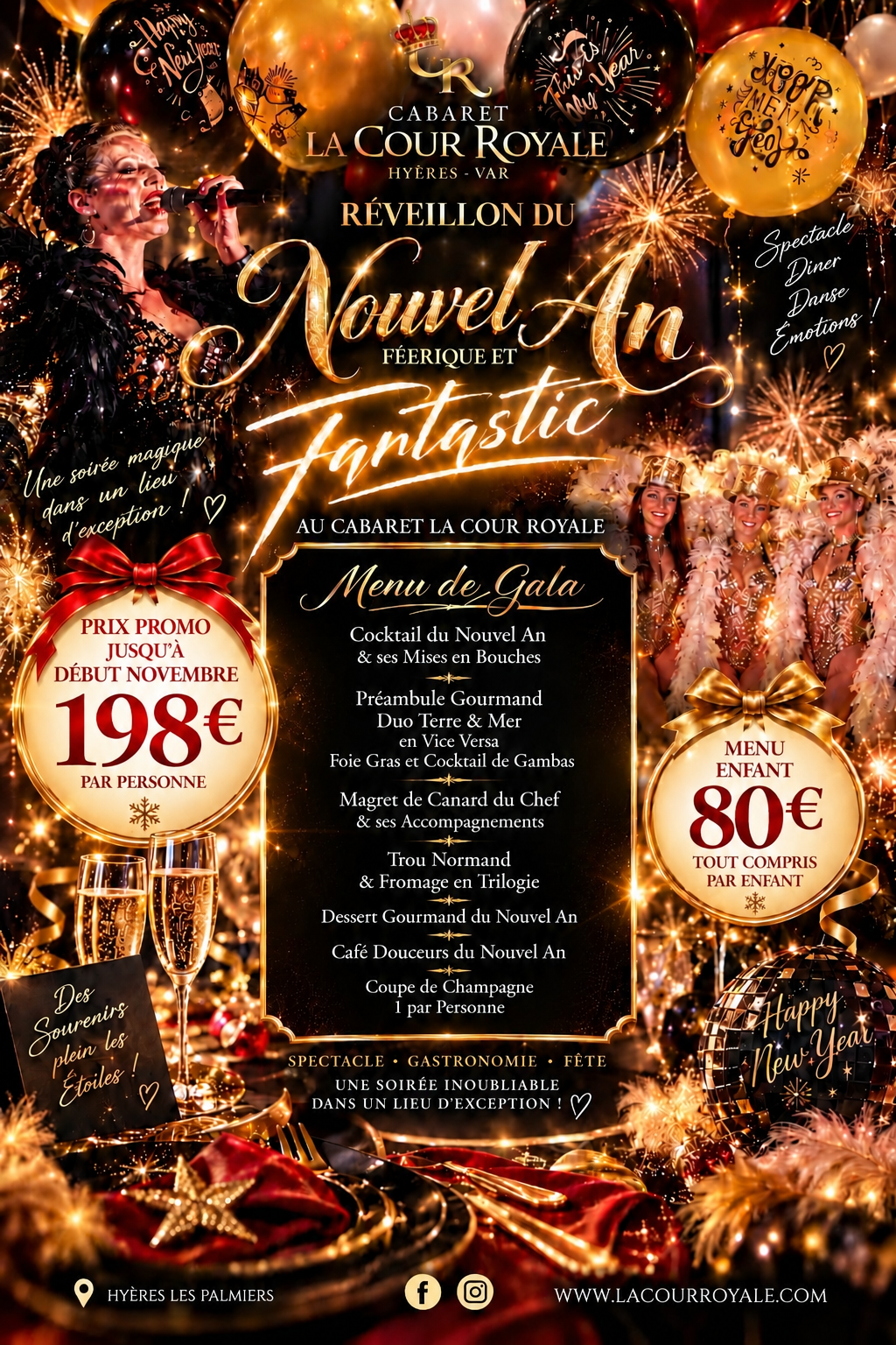 Soirée du Nouvel An 2027 cabaret à hyeres Soirée du Nouvel An 2027 cabaret à hyeres