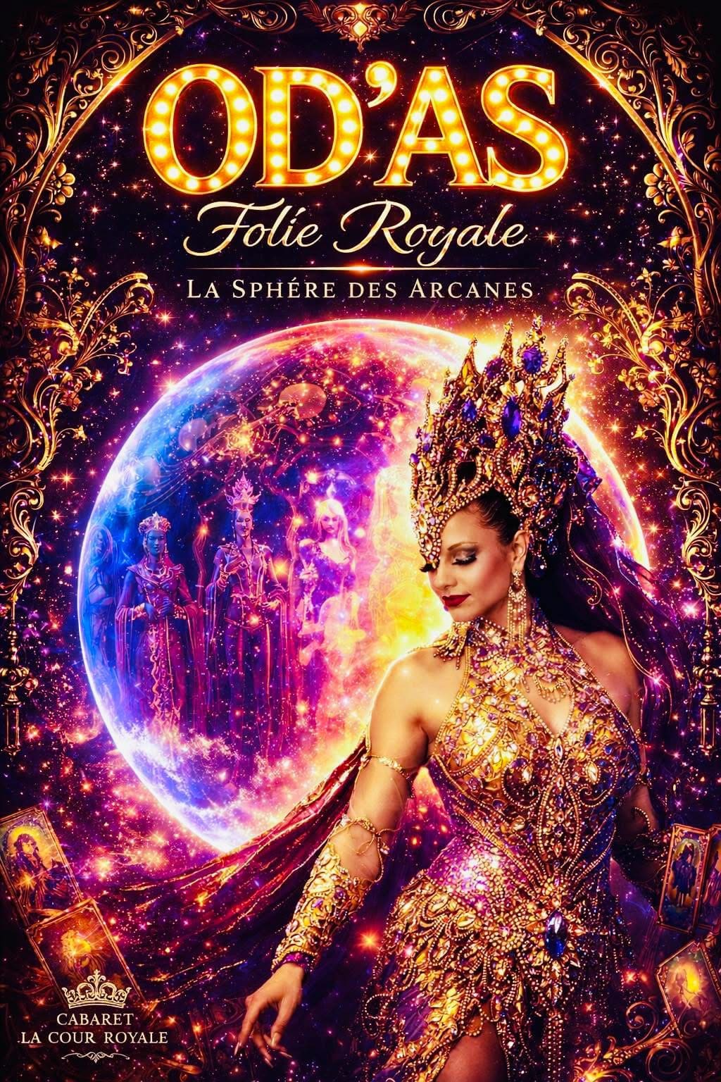 Affiche OD'AS 2026:2027 Affiche EYRAS nouvelle version du spectacle cabaret varois
