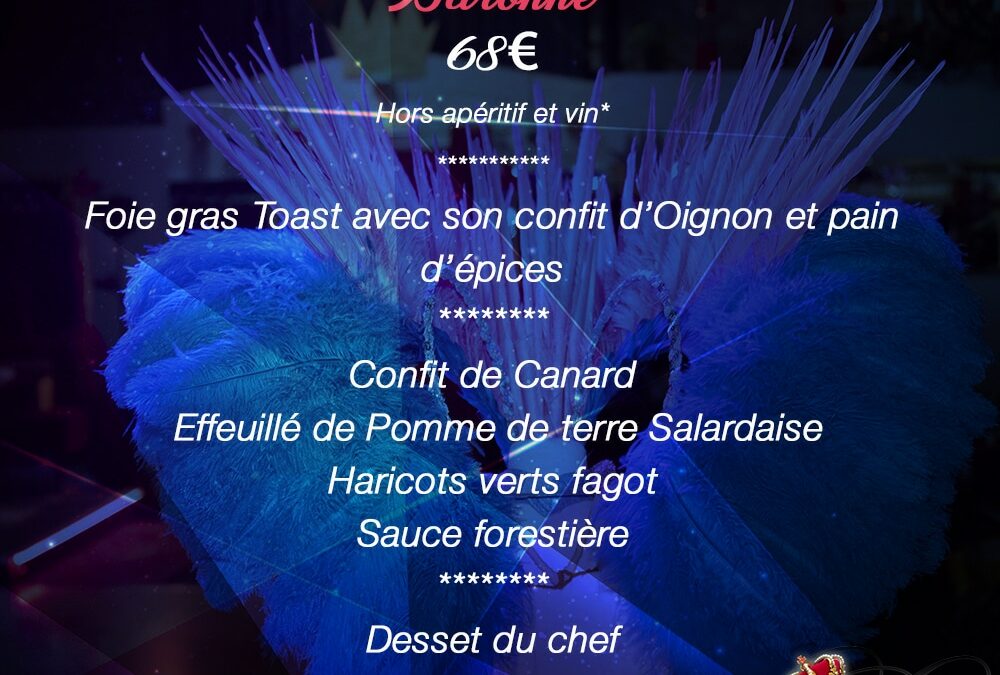 menu baronne