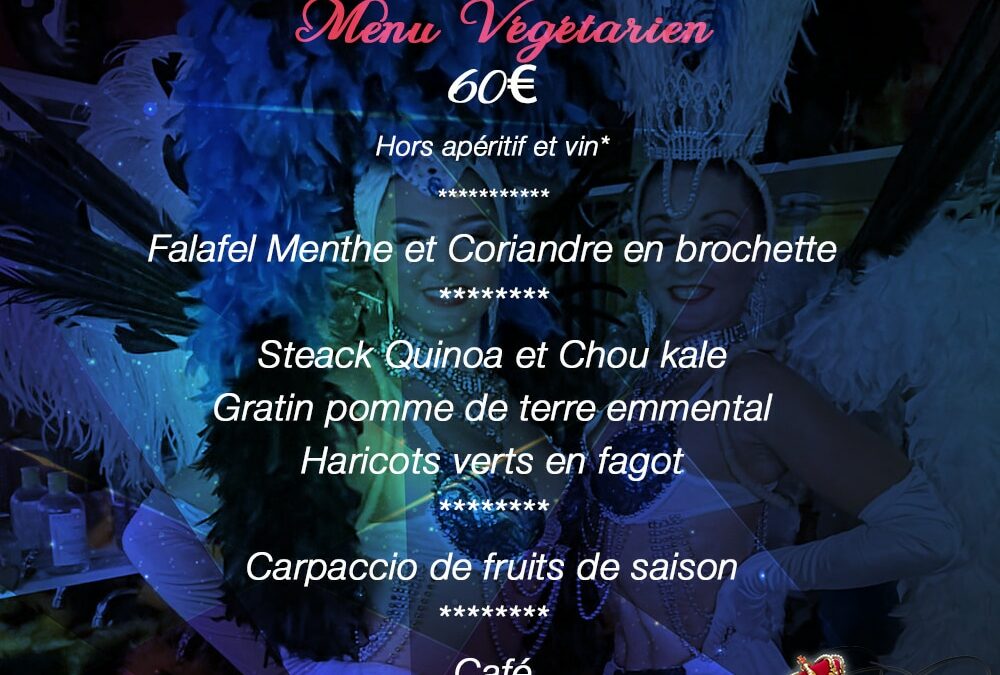 menu végétarien